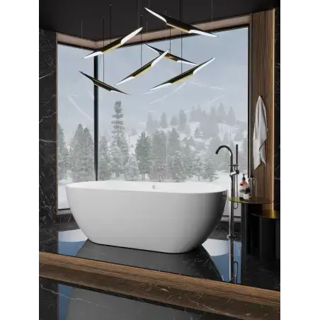 Danline Fura fritstående badekar - 190 cm