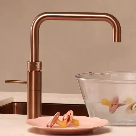 Quooker Fusion Square Rose Kobber, inkl. Pro3 beholder