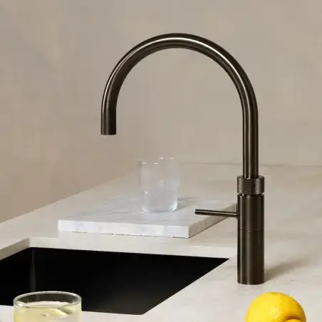Quooker Fusion Round Gun Metal, inkl. Pro3 beholder & Cube Beholder
