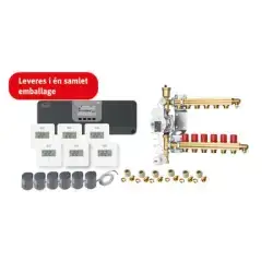 Roth Softline komplet trådløs gulvvarmestyring med pumpe - til 6 kredse