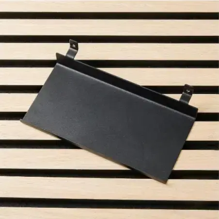 Nortiq Sort hylde til akustikpanel - 20 cm