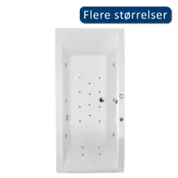 Danline Copenhagen spabad, sølv-pakke - 150 x 75 cm