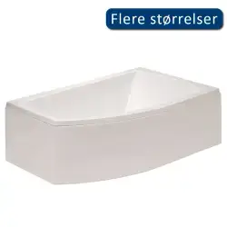 Danline Iggy hjørnebadekar - 150 x 85 cm