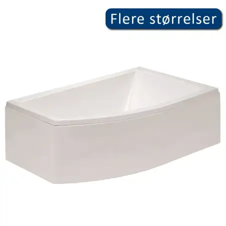 Danline Iggy hjørnebadekar - 150 x 85 cm