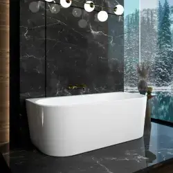 Danline Vega Wall fritstående badekar - 180 cm