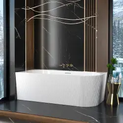 Danline Skjær Corner V badekar - 170 cm