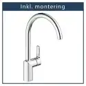 Inkl. montering, Damixa Core køkkenarmatur i krom