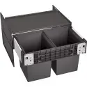 BLANCO Select II Compact 60 - Affaldssytem til skuffe - 2 spand