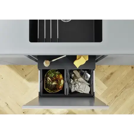 BLANCO Select II Compact 60 - Affaldssytem til skuffe - 2 spand