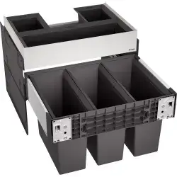 BLANCO Select II 60 - Affaldssytem til skuffe - 3 spand - Med ORGA skuffe