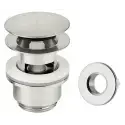 Damixa bundventil med overløb - Klik-funktion - Rustfrit stål