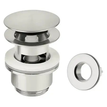 Damixa bundventil med overløb - Klik-funktion - Rustfrit stål