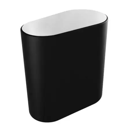 Pressalit Style Toiletspand, børstet stål/sort