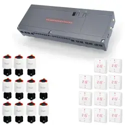 Danfoss icon 2 230V gulvvarmestyring til 11 kredse
