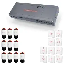 Danfoss icon 2 230V gulvvarmestyring til 10 kredse