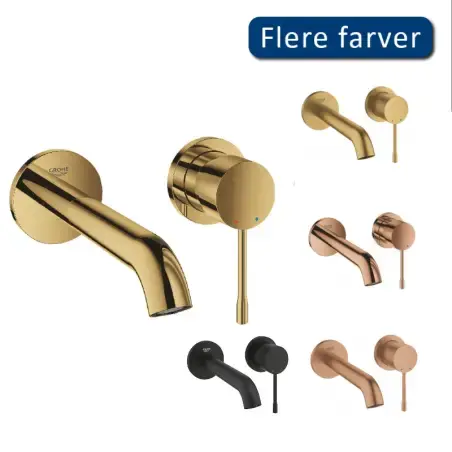 GROHE Essence new håndvaskarmatur m-size til indbygning - Poleret Cool Sunrise