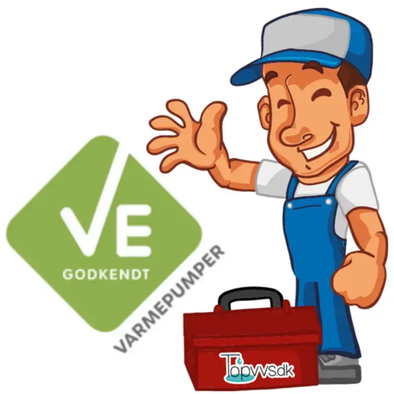 Varmepumpe Luft til vand - klik for at læse mere Inkl. el-arbejde - 14.490 kr.