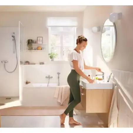Hansgrohe CoolStart Rebris 80, m/løft-op ventil, krom