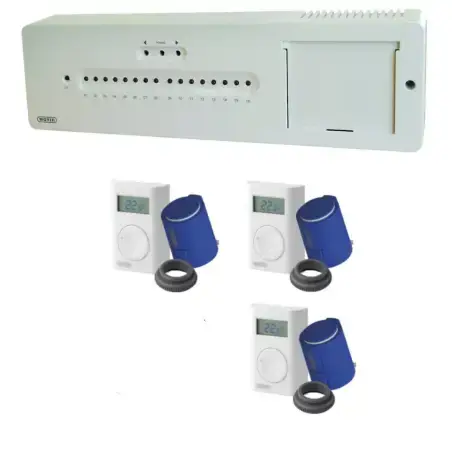 Wavin AHC 9000 trådløs gulvvarmestyring uden display - 3 kredse