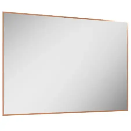 Mirall Lumora guld, LED spejl med lys, 120 x 80 cm