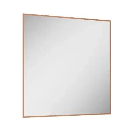 Mirall Lumora guld, LED spejl med lys, 80 x 80 cm