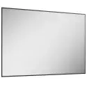 Mirall Lumora sort, LED spejl med lys, 120 x 80 cm