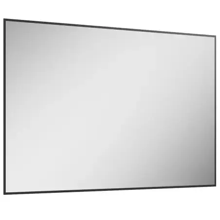 Mirall Lumora sort, LED spejl med lys, 120 x 80 cm