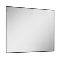 Mirall Lumora sort, LED spejl med lys, 100 x 80 cm