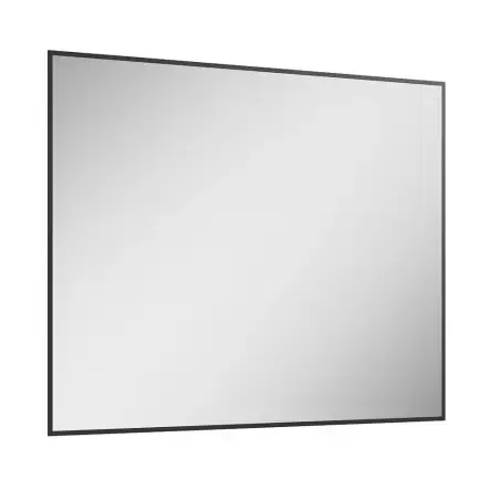 Mirall Lumora sort, LED spejl med lys, 100 x 80 cm