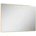 Mirall Lumora messing, LED spejl med lys, 120 x 80 cm