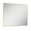 Mirall Lumora messing, LED spejl med lys, 100 x 80 cm