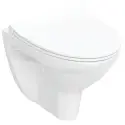 Ifø Spira Classic, væghængt toilet inkl softclose sæde, rengøringsvenlig, hvid
