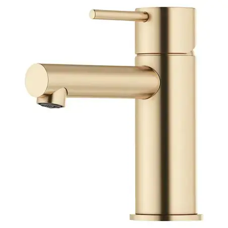 Mora INXX II sharp håndvaskarmatur, small, børstet messing