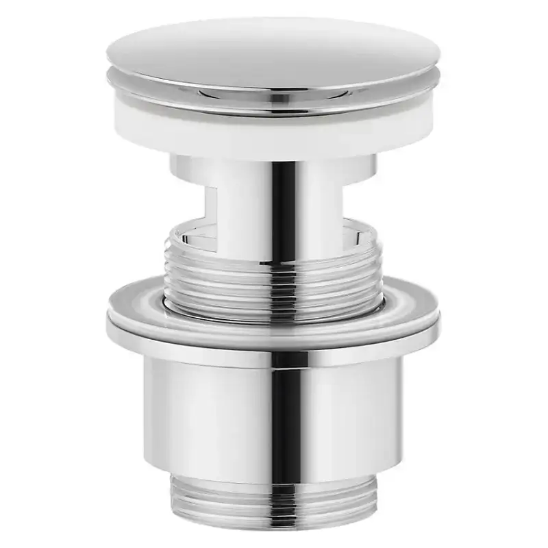 Mora bundventil, push-open, krom