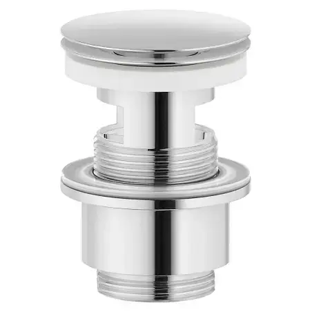 Mora bundventil, push-open, krom