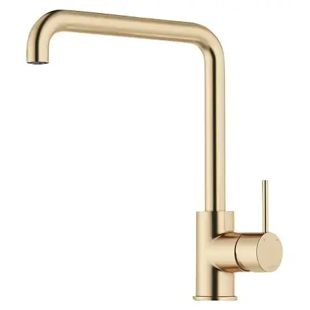 Mora Inxx II Sharp køkkenarmatur, U-tud, børstet messing