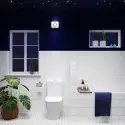 Fresh Intellivent SKY badrumsventilator, app styring, Ø100 mm, hvid