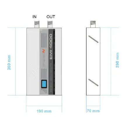 Dropson EMI 4000 antikalk system, stor model