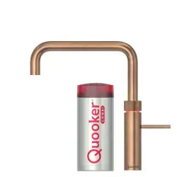 Quooker Fusion Square Bruneret messing, inkl. Combi+ beholder