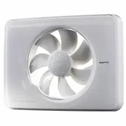 Fresh Intellivent 2.0 badventilator, fugtstyring, timer, Ø100 mm, hvid