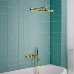 Vola Brusesæt - børstet natur messing