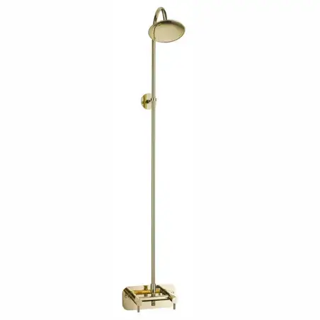 Frostline Eqi udendørsbruser til vægmontering, messing, 30-55 cm væg