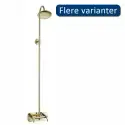 Frostline Eqi udendørsbruser til vægmontering, messing, 13-35 cm væg