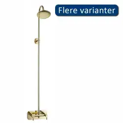 Frostline Eqi udendørsbruser til vægmontering, messing, 13-35 cm væg