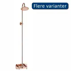 Frostline Eqi udendørsbruser til vægmontering, kobber, 13-35 cm væg
