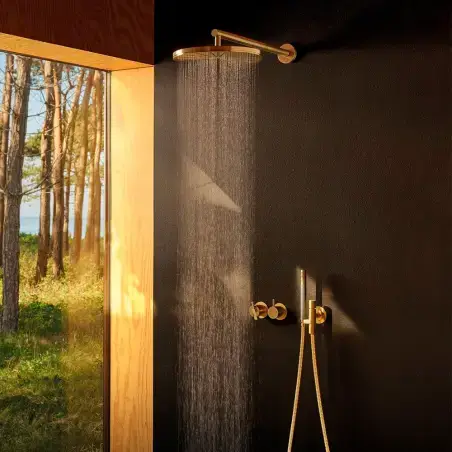 Vola 2471-061 - 59 indbygningsarmatur i børstet messing natur