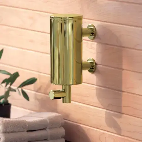 Vola T10 - 59 sæbedispenser 500 ml - børstet messing natur