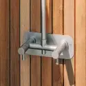 Frostline Duo udendørsbruser til vægmontering, rustfrit stål, 30-55 cm væg