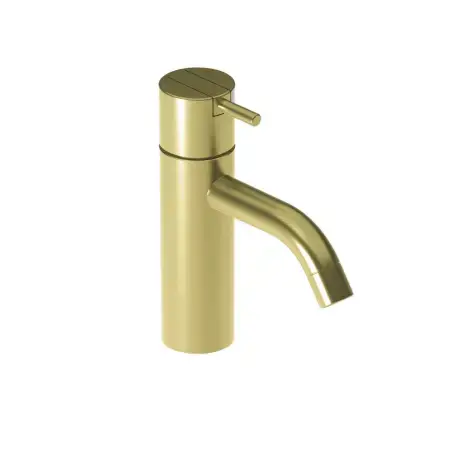 Vola HV1+30 - 59 Håndvaskarmatur i børstet messing natur, uden bundventil