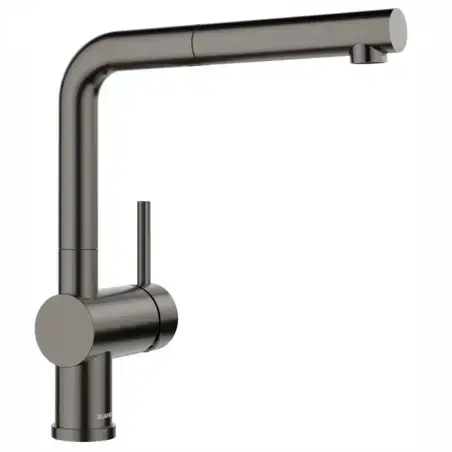 Blanco Linus-s køkkenarmatur med udtræksbruser, Satin dark steel